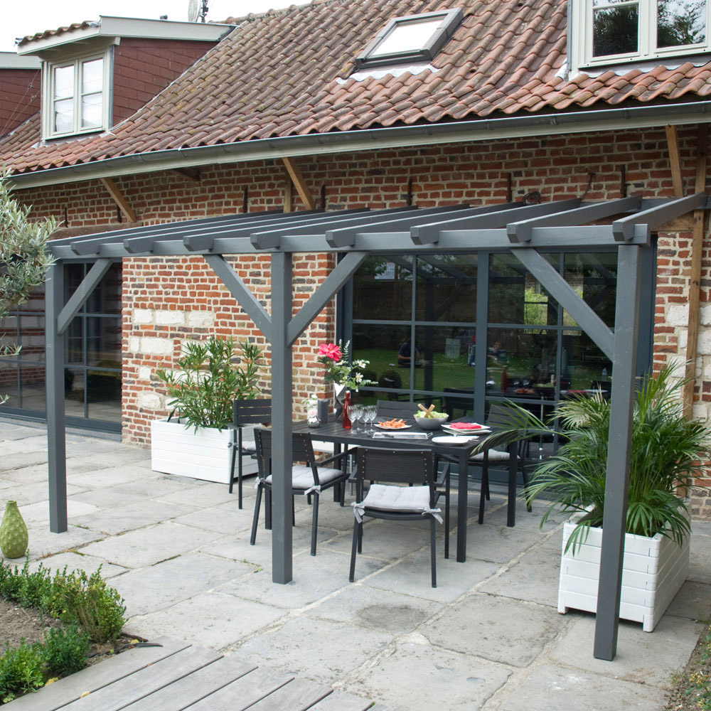 Cerland Etreta 4 x 3m Wooden Pergola Image 5