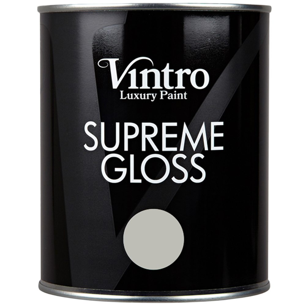 Vintro Paint Walls and Ceilings Dove Gloss Paint 1L Image 2