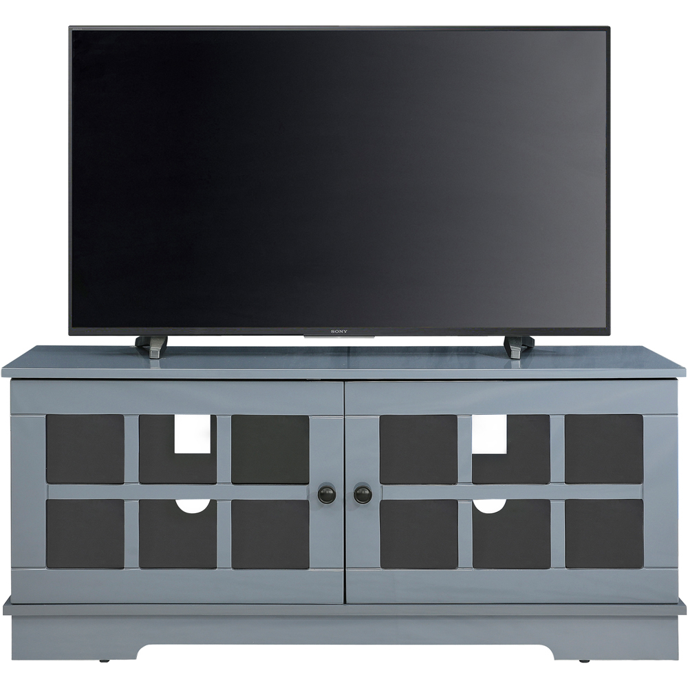 MDA Designs Hamilton 2 Door Grey TV Unit Image 3