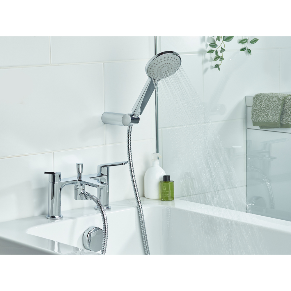 Bristan Frammento Chrome Bath Shower Mixer Tap with Handset Image 4
