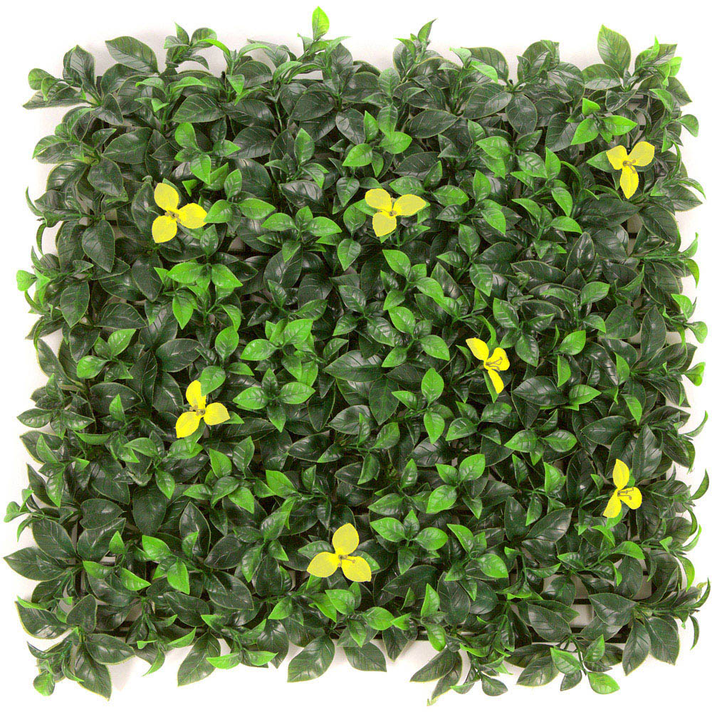 Pack of 12 50cm Yellow Laurel Hedging Mat Image 1