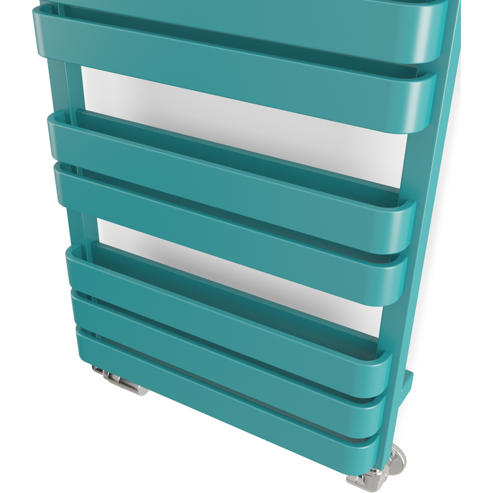 Terma Warp T Bold Matt Teal Heated Towel Rail 1569 BTU 655 x 500mm Image 5