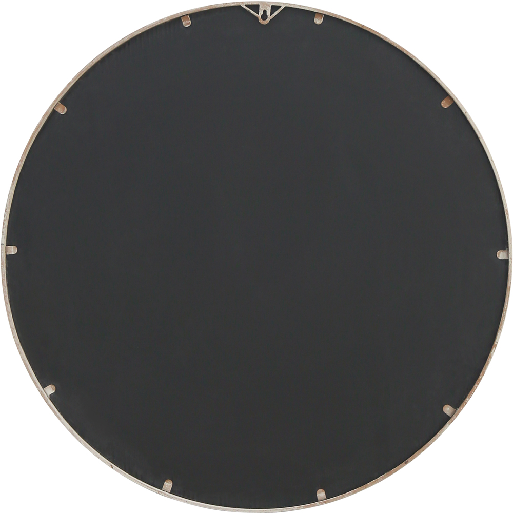 Charles Bentley Lisbon Cream Sand Effect Round Wall Mirror Image 3