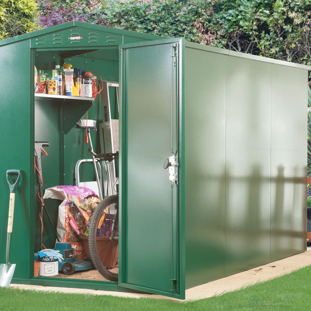 Asgard Flexistore 5 x 11ft Grey Apex Garden Shed Image 2