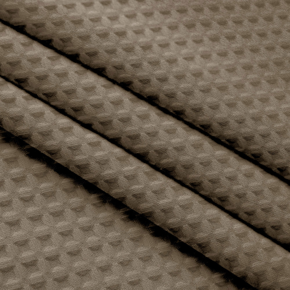 Velosso Waffle Natural Blackout Curtains 137 x 168cm Image 6