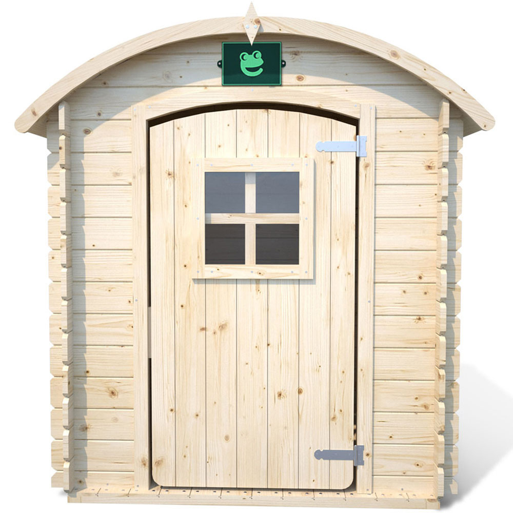 Soulet Patty 3 x 3ft Kids Wooden Glamping Playhouse Image 4