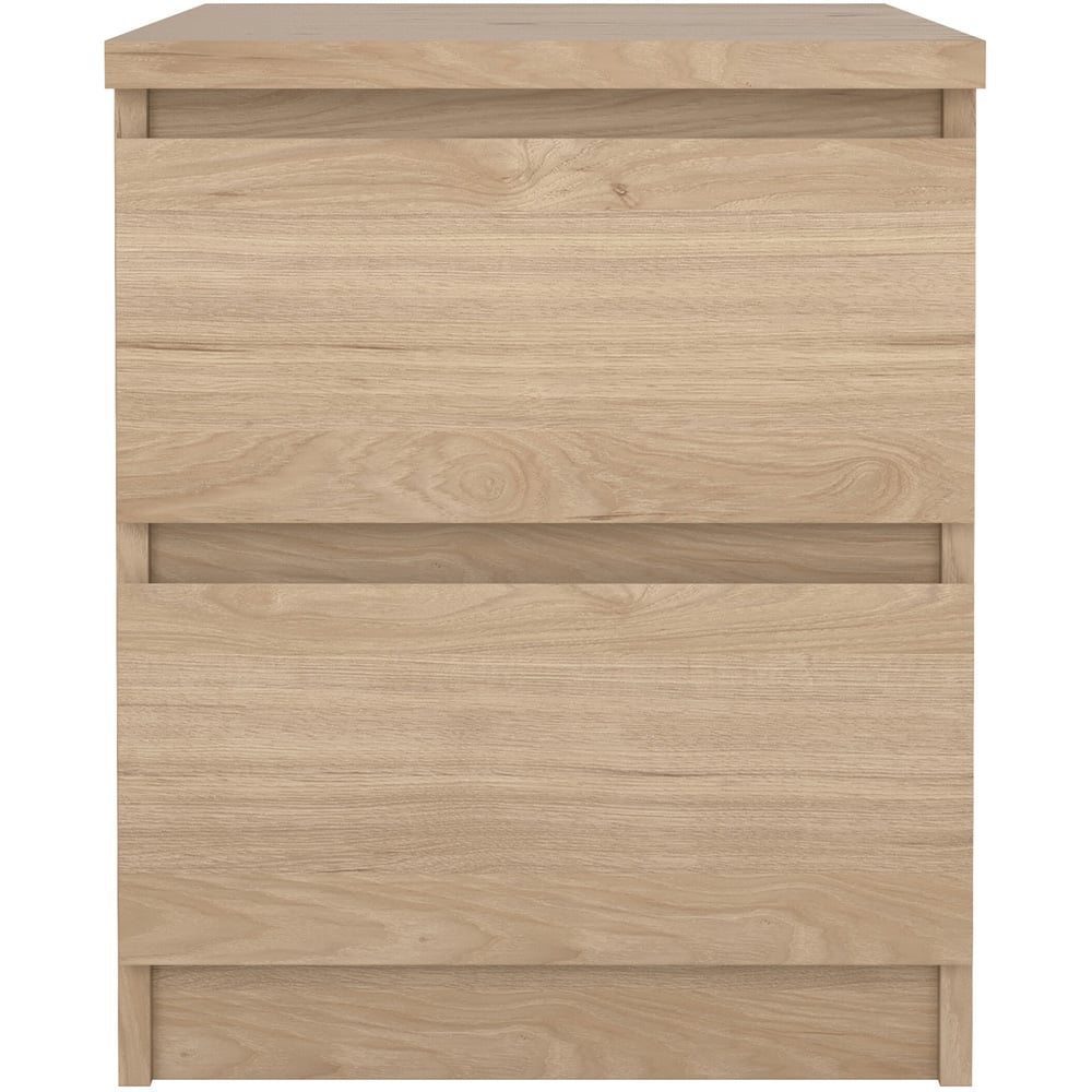 Florence Naia 2 Drawer Jackson Hickory Bedside Table Image 3