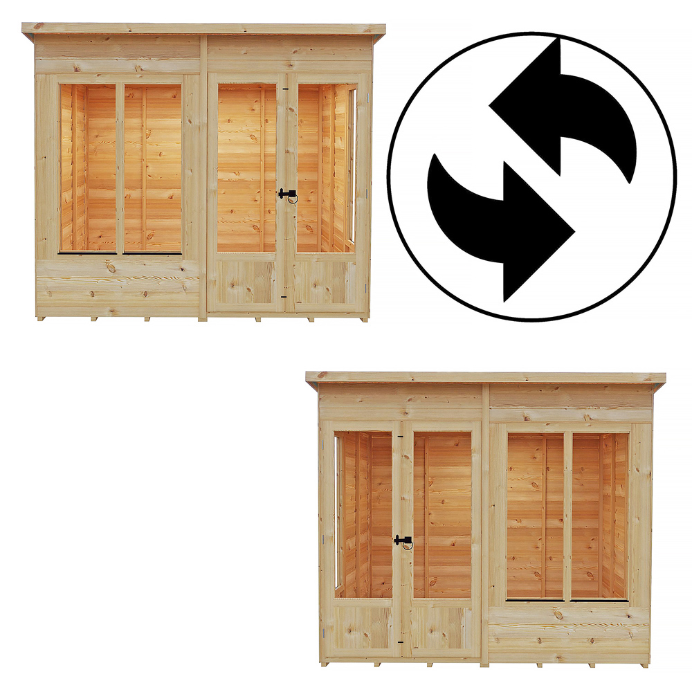 Shire GB Alora 8 x 6ft Pent Overlap Summerhouse Image 5