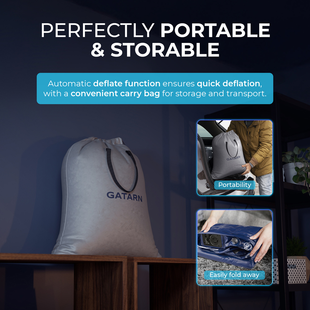 GATARN King Size Air Bed with Built-in Electric Pump Image 7