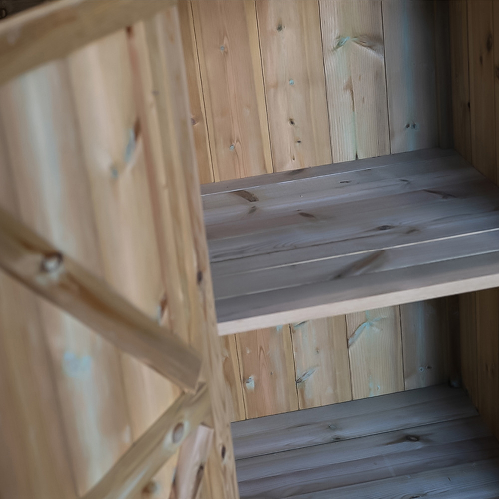 The Garden Village Pendle 4 x 2 x 1.5ft Large Parcel Storage Shed Image 4