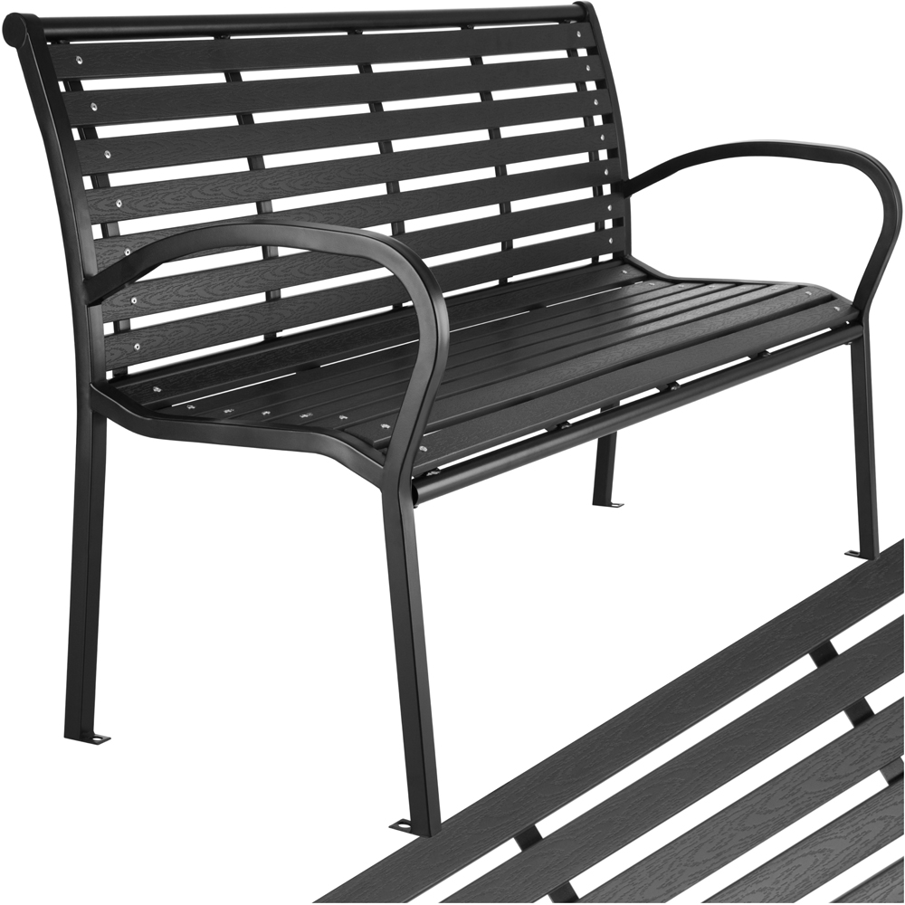 tectake Pino 3 Seater Garden Bench Image 2