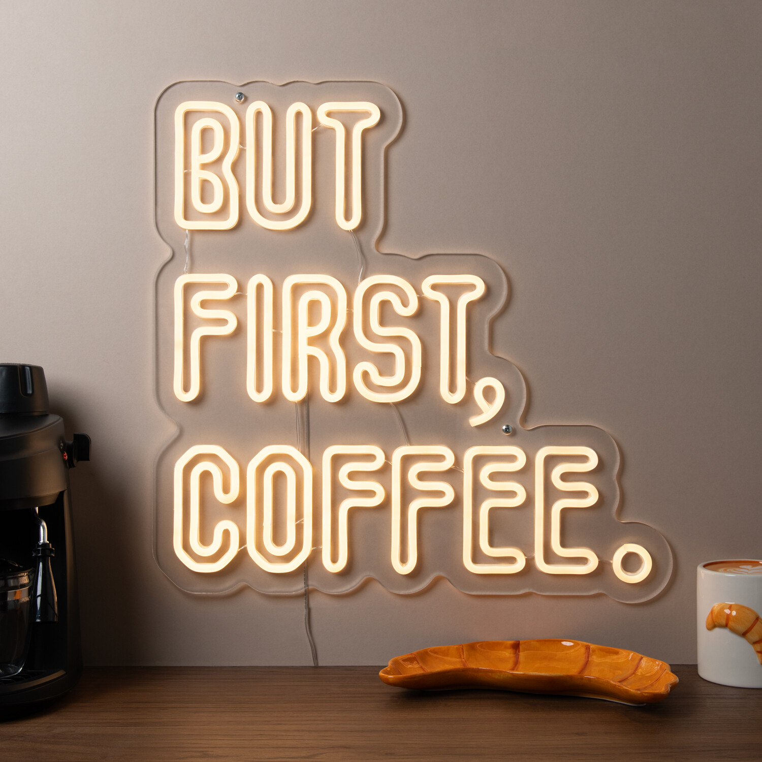 Coffee First Neon Sign Image 1