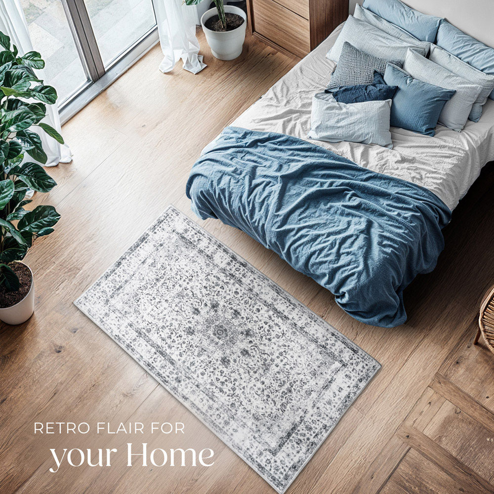 tectake Aliya Washable Rug 150 x 80cm Image 3