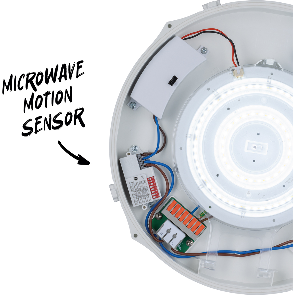 TCP Emergency Bulkhead Wall and Ceiling Light Image 4