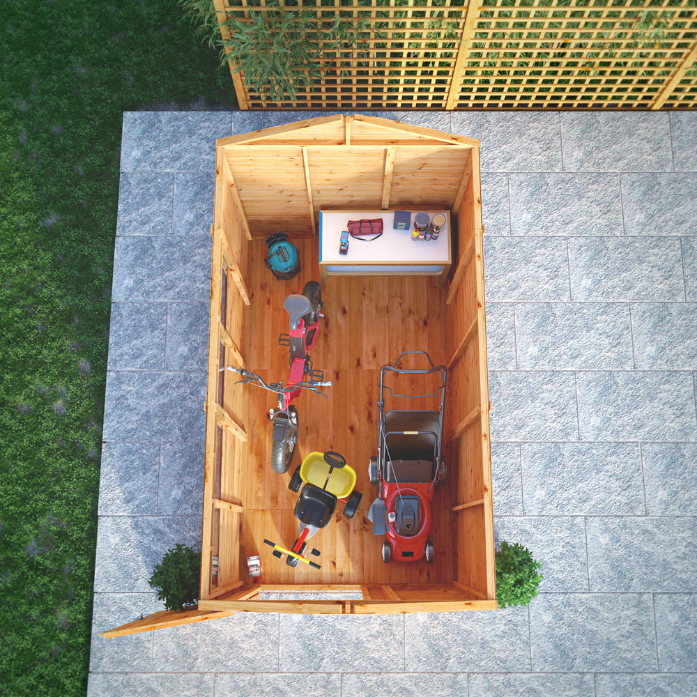 Mercia Woodsman 10 x 6ft Shiplap Apex Shed Image 6