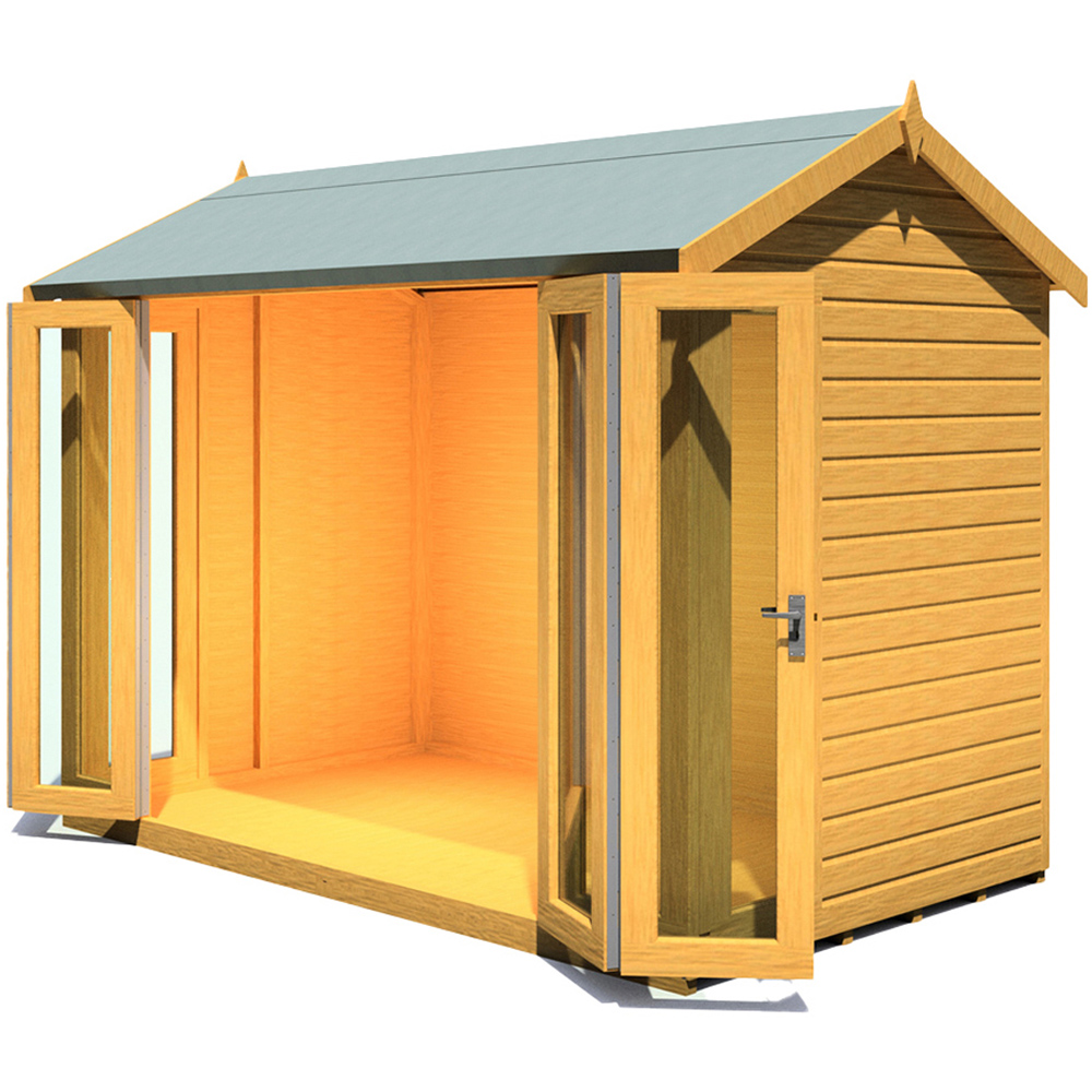 Shire Blenheim 10 x 6ft Double Door Shiplap Apex Summerhouse Image 3