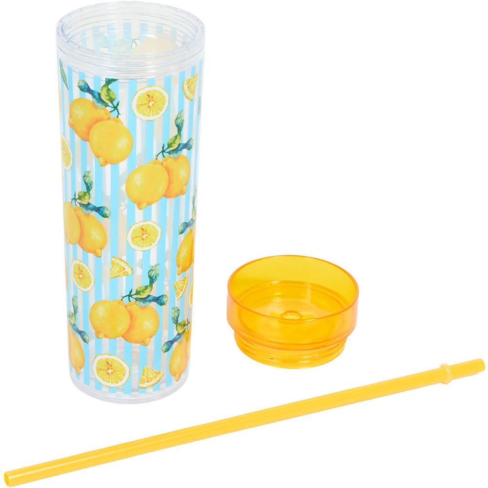 La Bella Vita Printed Cup with Straw Image 7