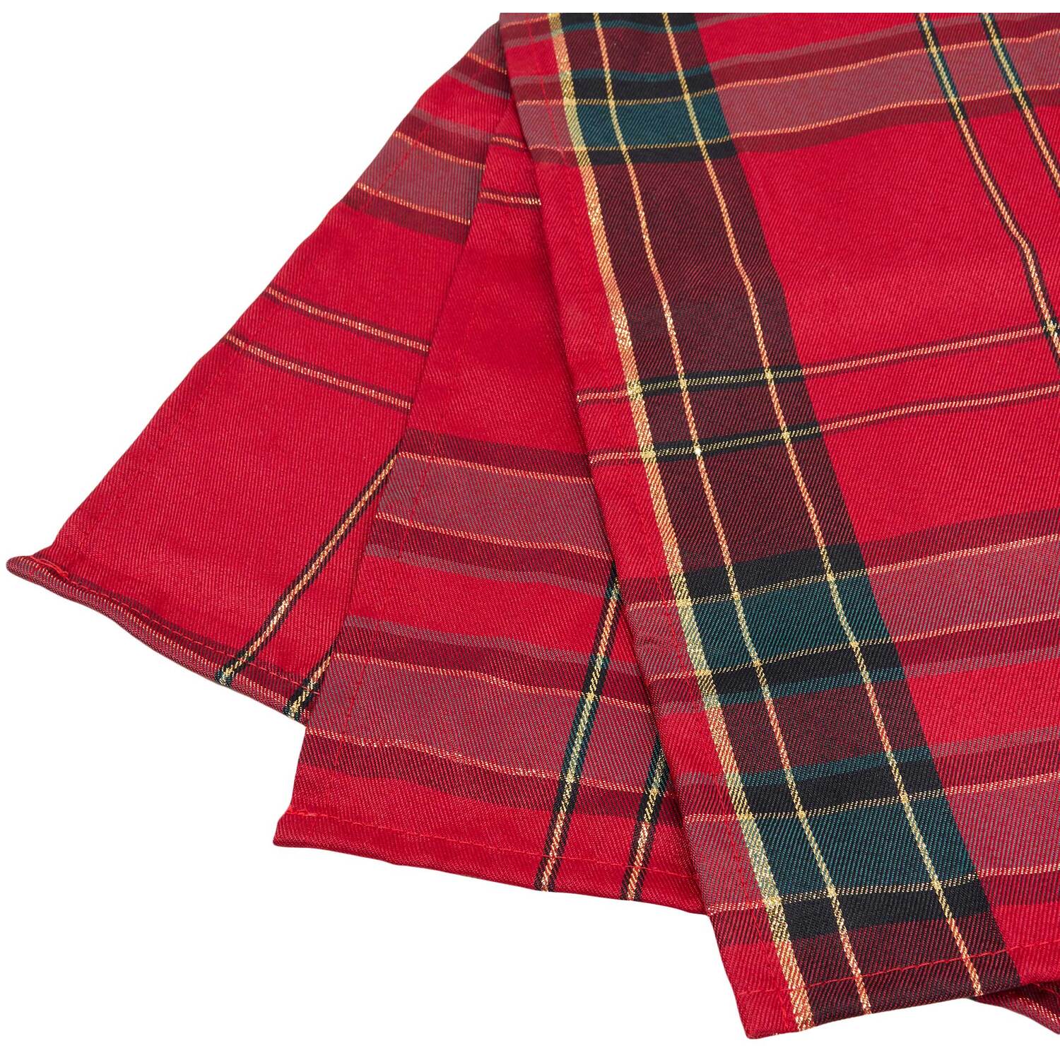 Tartan Napkins - Red Image 3