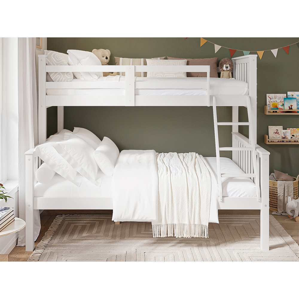 Flair Casey White Detachable Triple Bunk Bed Image 4
