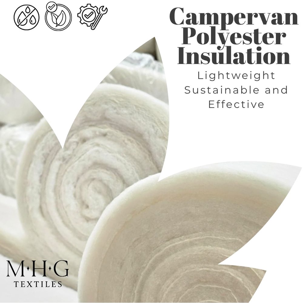 MHG Textiles White Eco Polyester Loft Insulation Roll 8m x 370 x 110mm Image 4