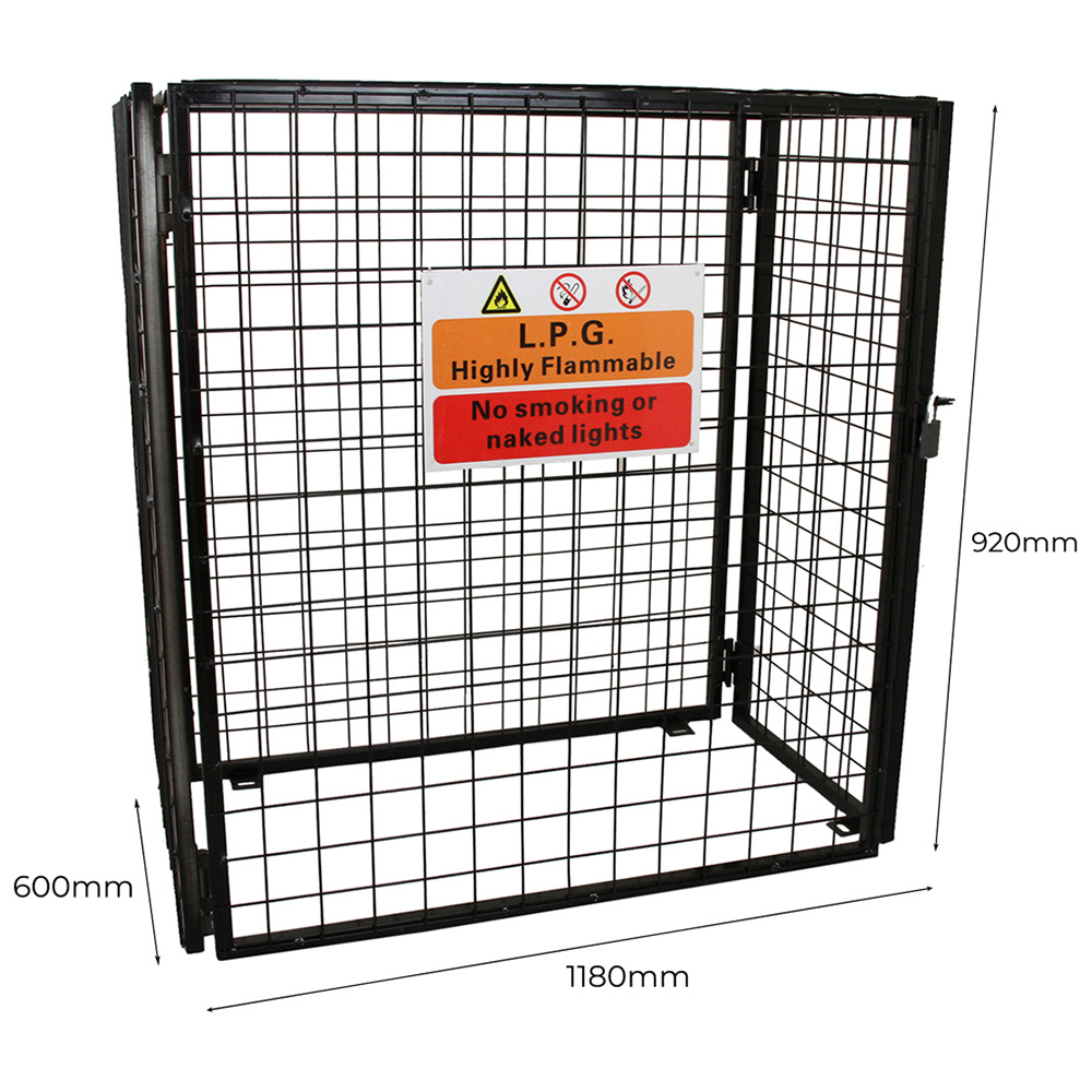 MonsterShop Gas Bottle Mesh Cage 118 x 92cm Image 5