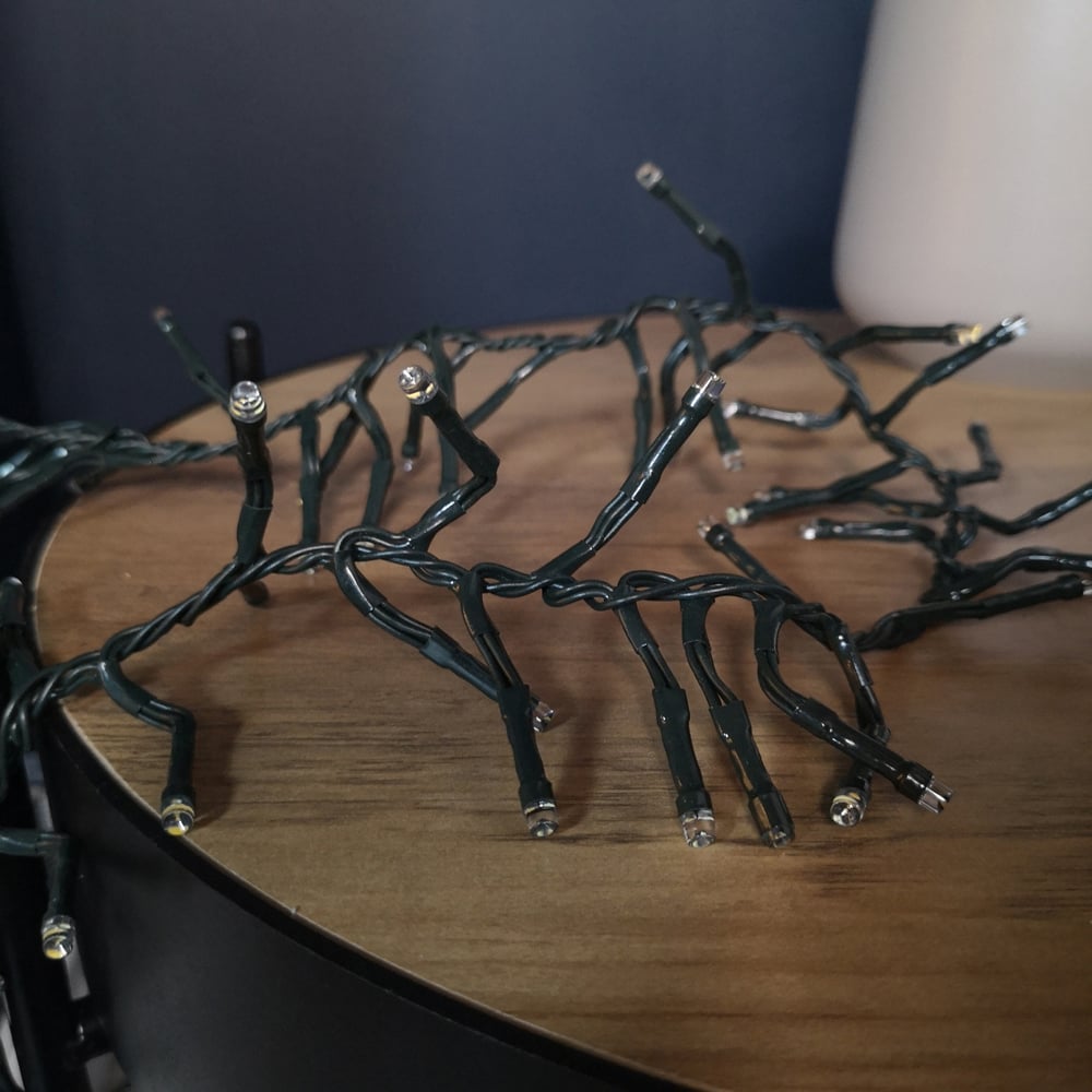 Samuel Alexander Vintage Gold and Red LED Cluster Christmas Lights 62.5m Image 3