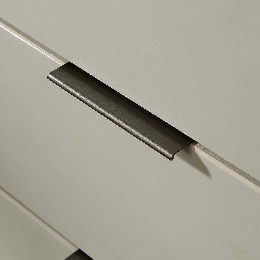 Home Source Acadia 4 Drawer Grey Chest of Drawers Image 3