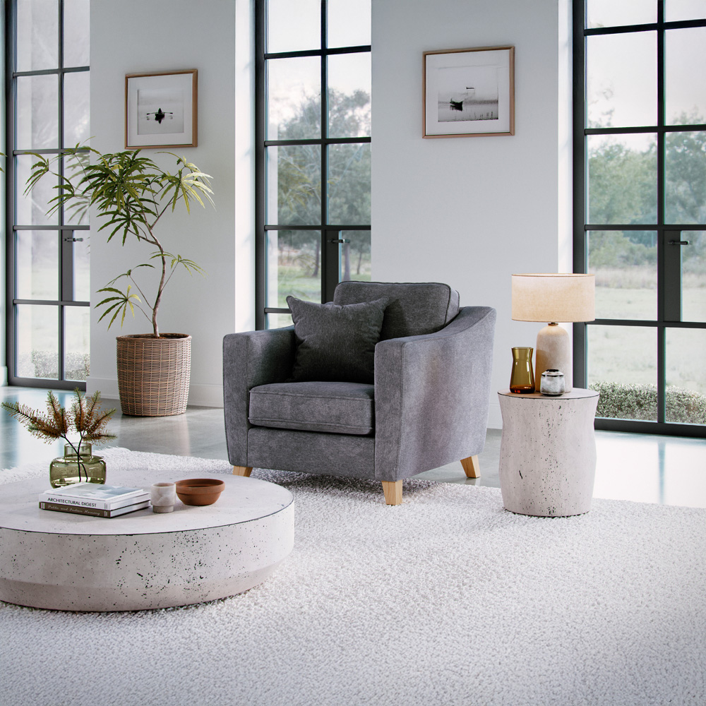 Marlon City Steel Armchair Image 3