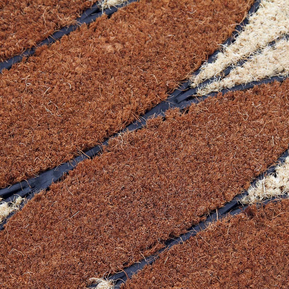 Coco & Coir Palm Cluster Coir Door Mat 45 x 75cm Image 4
