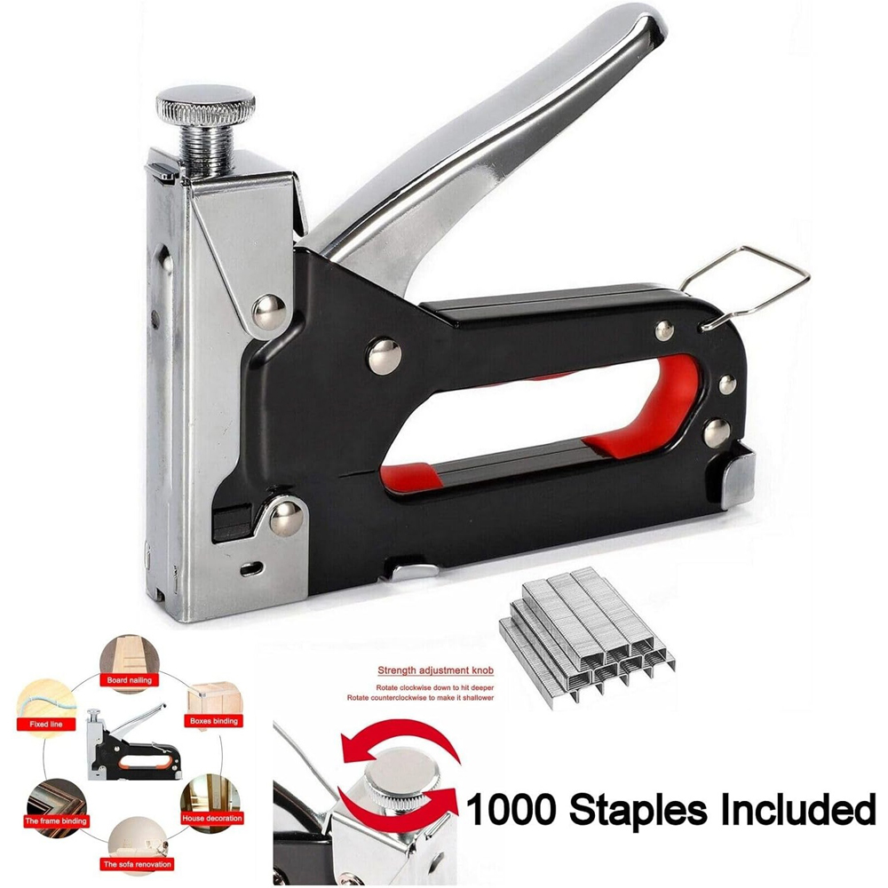 ATEK Heavy-Duty DIY Staple Gun with 1000 Staples Image 3