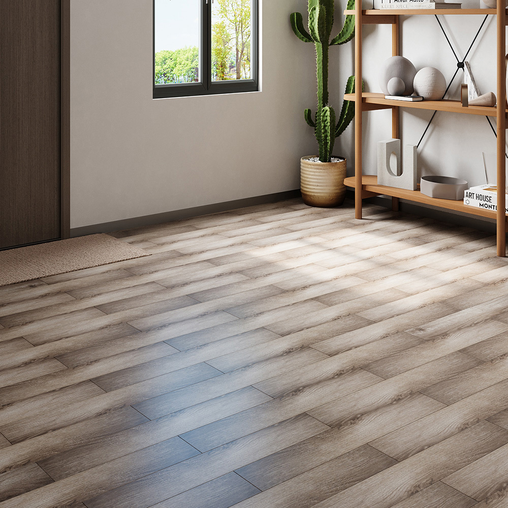 Living and Home Brown Rectangle PVC Flooring Self Adhesive 36 Pack Image 7