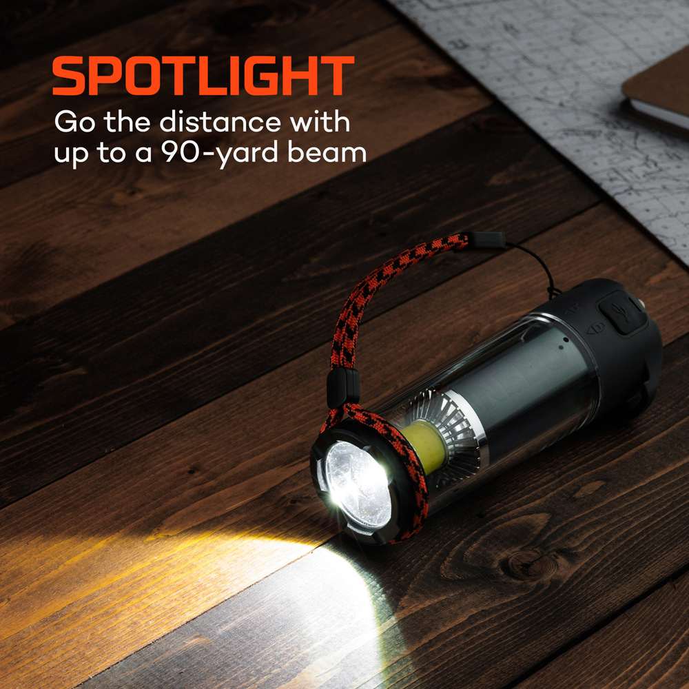 Nebo Galileo Tempest 500 2-in-1 500 Lumens Rechargeable Lantern and Spotlight with Magnetic Base Image 6