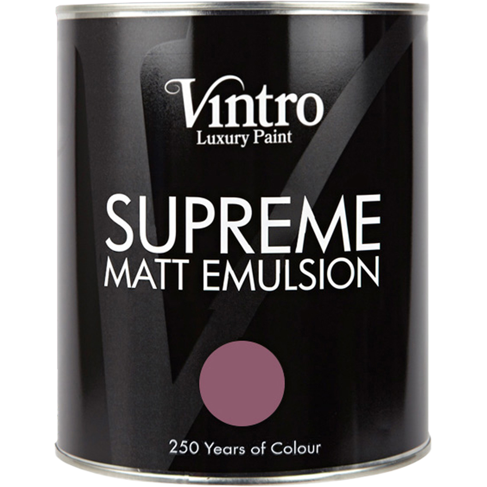 Vintro Paint Old Mauve Matt Emulsion Interior Paint 1L Image 2