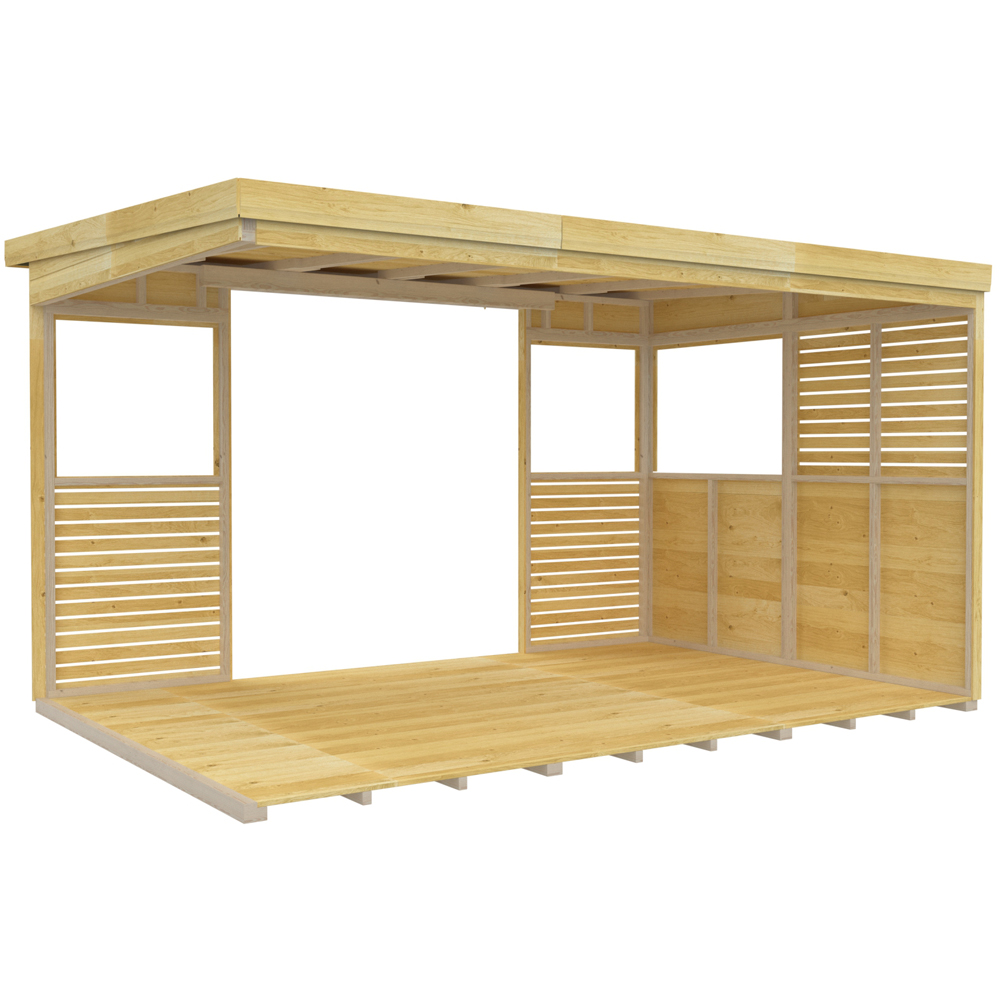 DIY Sheds 12 x 8ft Pressure Treated Tongue and Groove Timber Outdoor Kitchen Shelter Image 3