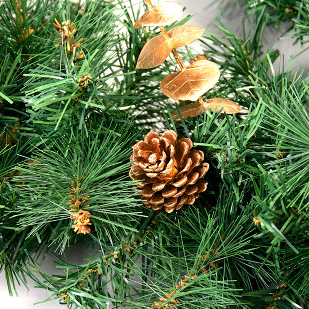 Best Artificial Gold Christmas Garland 180cm Image 9