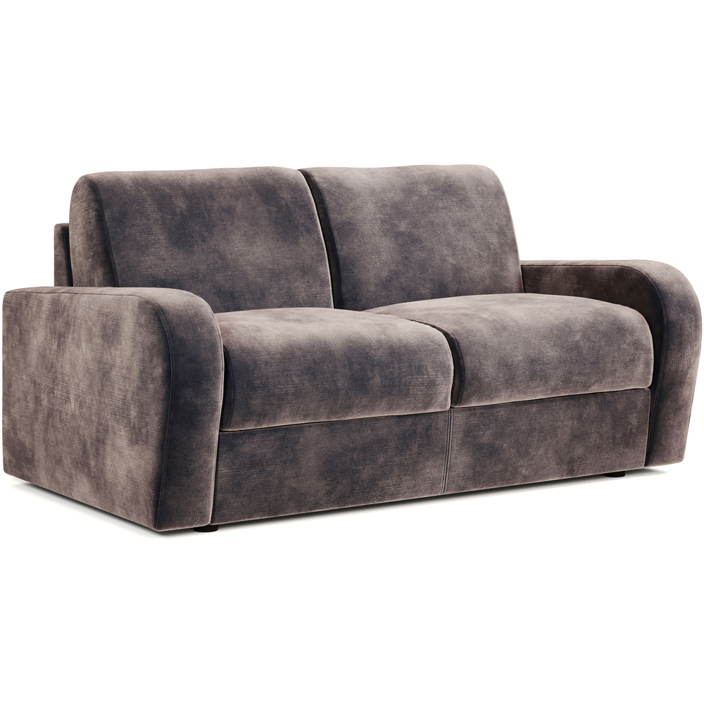 Jay-Be Deco 2 Seater Luxe Velvet Steel Sofa Bed with e-Sprung Mattress Image 2