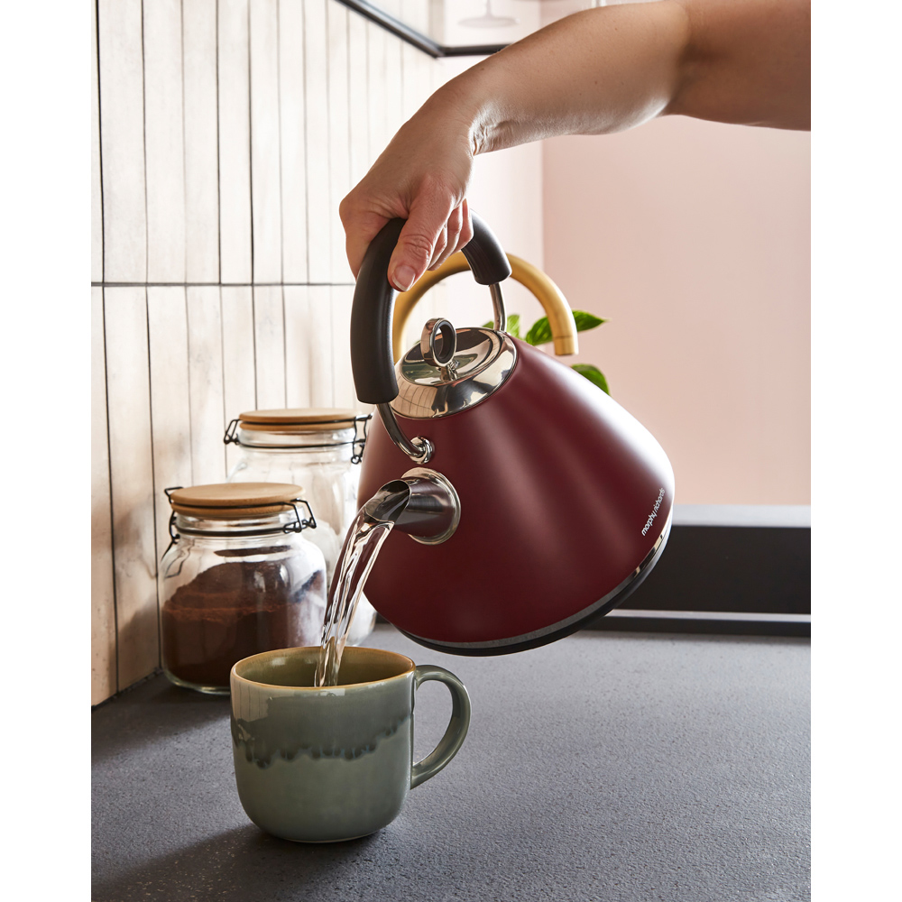 Morphy Richards Accents 102051 Rhubarb 1.5L Pyramid Kettle 3000W Image 6