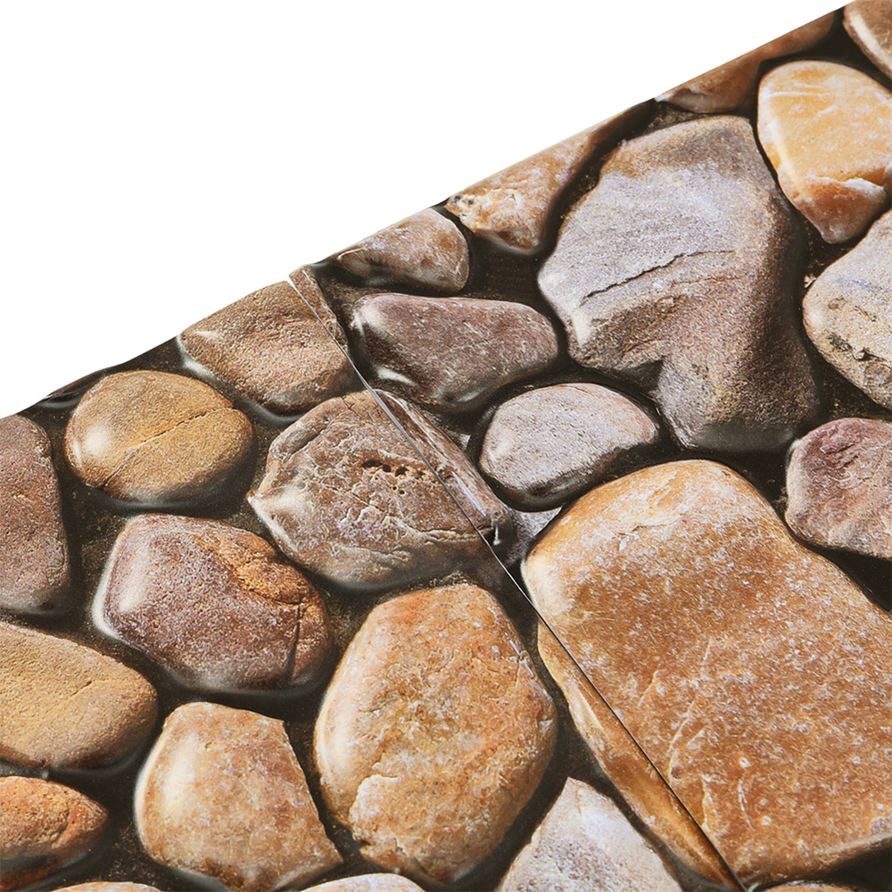 Living and Home Brown Stone Self Adhesive Wall Panel 300 x 300mm 10 Pack Image 5