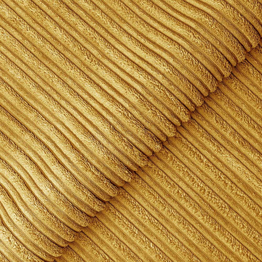 Luxor 4 Seater Mustard Jumbo Cord Right Hand Facing Scatter Back L Shaped Corner Sofa Set Image 5