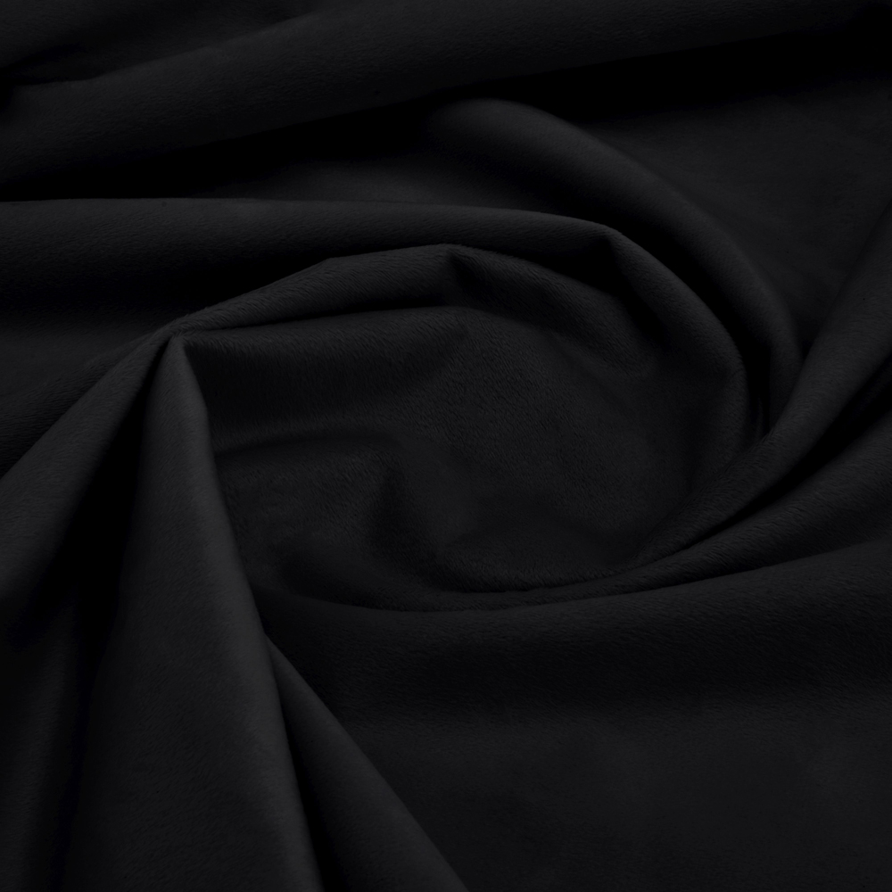 Alan Symonds Black Cascading Diamante Studs Velvet Blackout Ring Top Eyelet Curtains 168 x 137cm Image 5