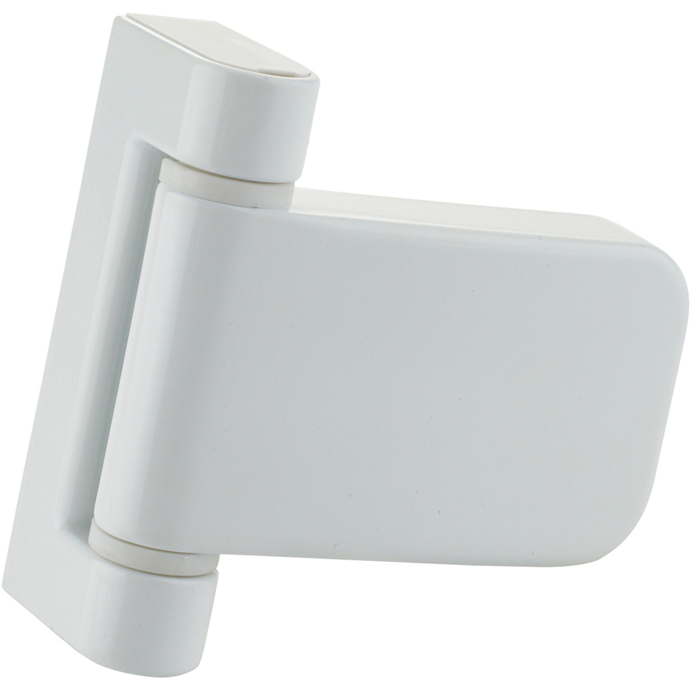 Crystal uPVC Double Glazed White Door Full Glass Right hand Obscure Glass 840x2090mm Image 7