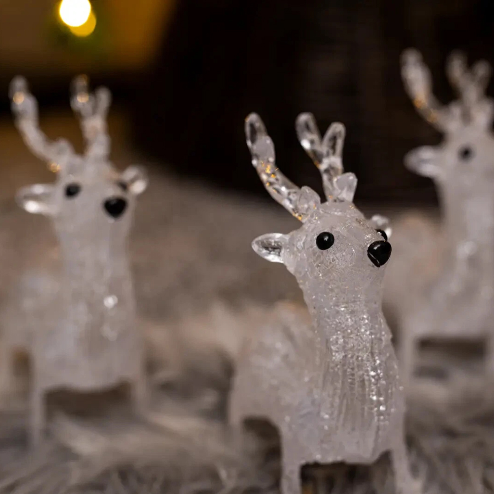 Marco Paul Acrylic Reindeer LED String Light Christmas Decoration Image 4