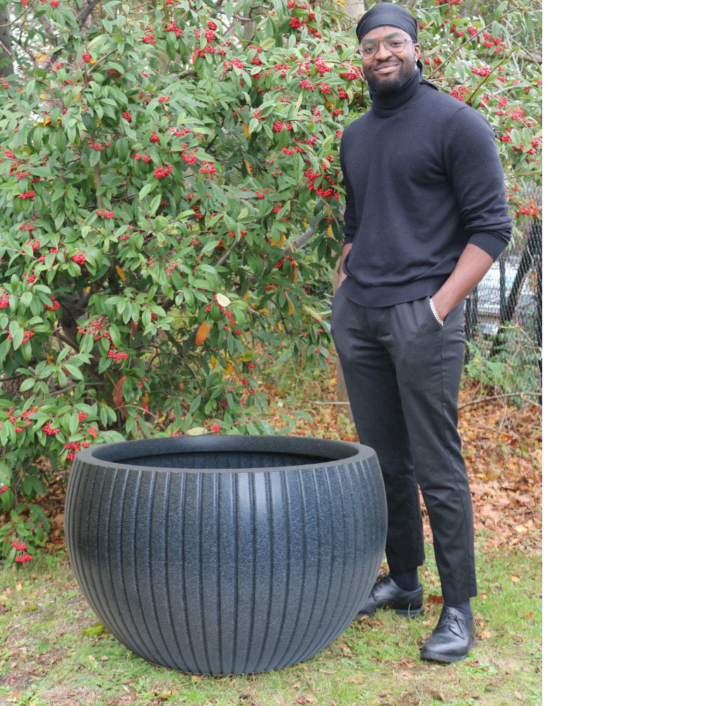 Trifibre Windsor Granite Roto Moulded Planter 50 x 83cm Image 5