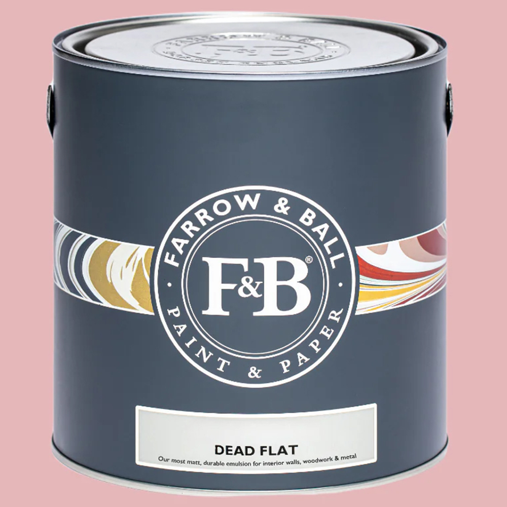 Farrow & Ball Dead Flat Nancys Blushes Matt Paint 2.5L Image 2