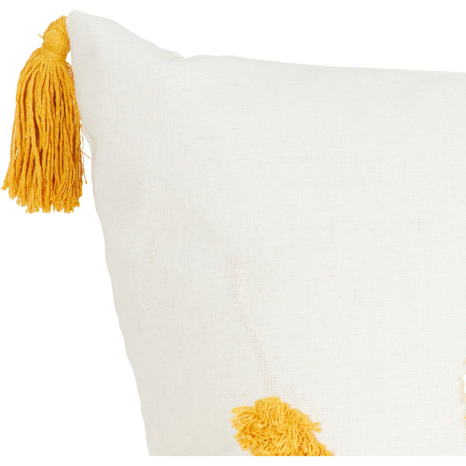 Divante Soleil Tufted Cushion - Yellow Image 4