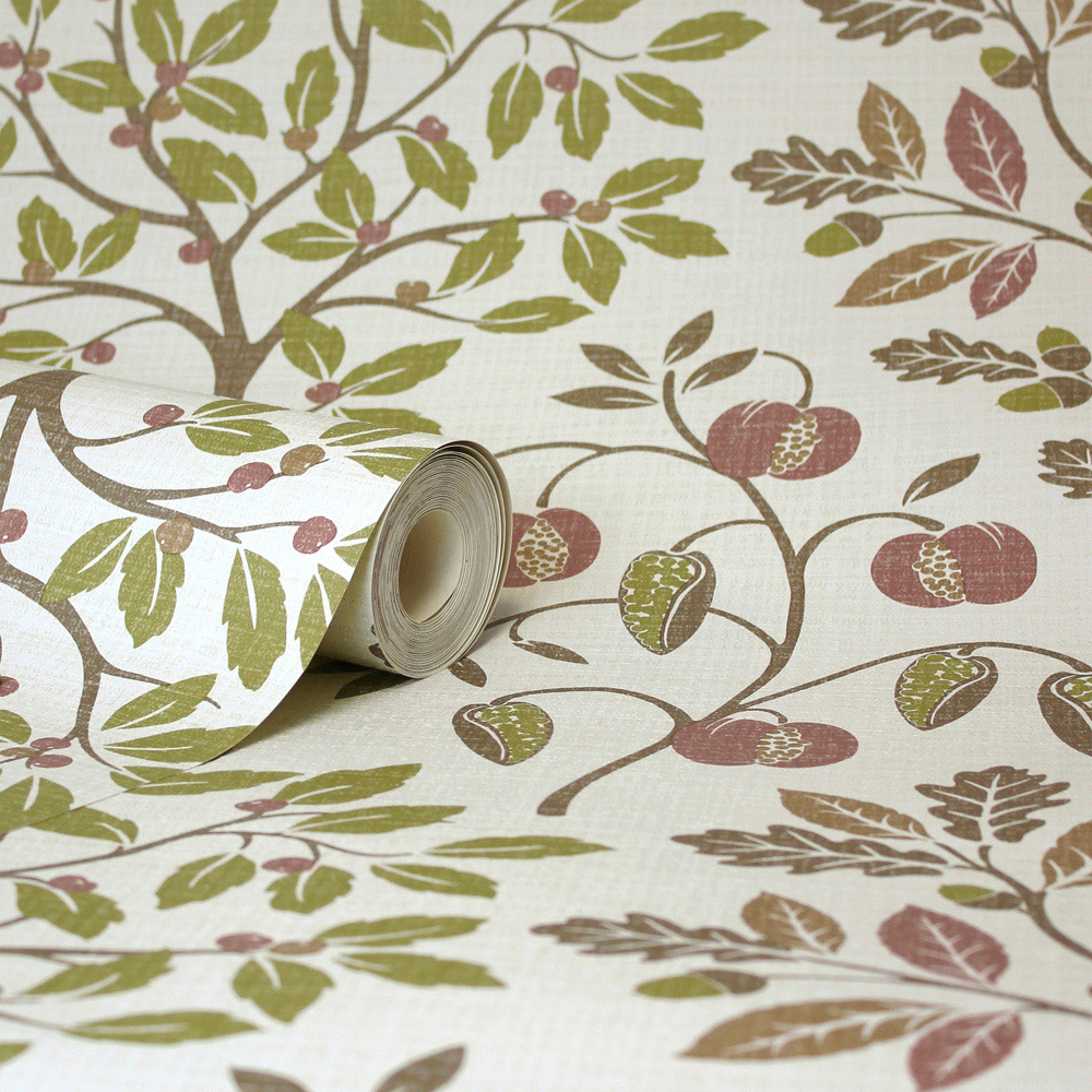 Crown Rowan Autumn Trees Olive Wallpaper Image 2