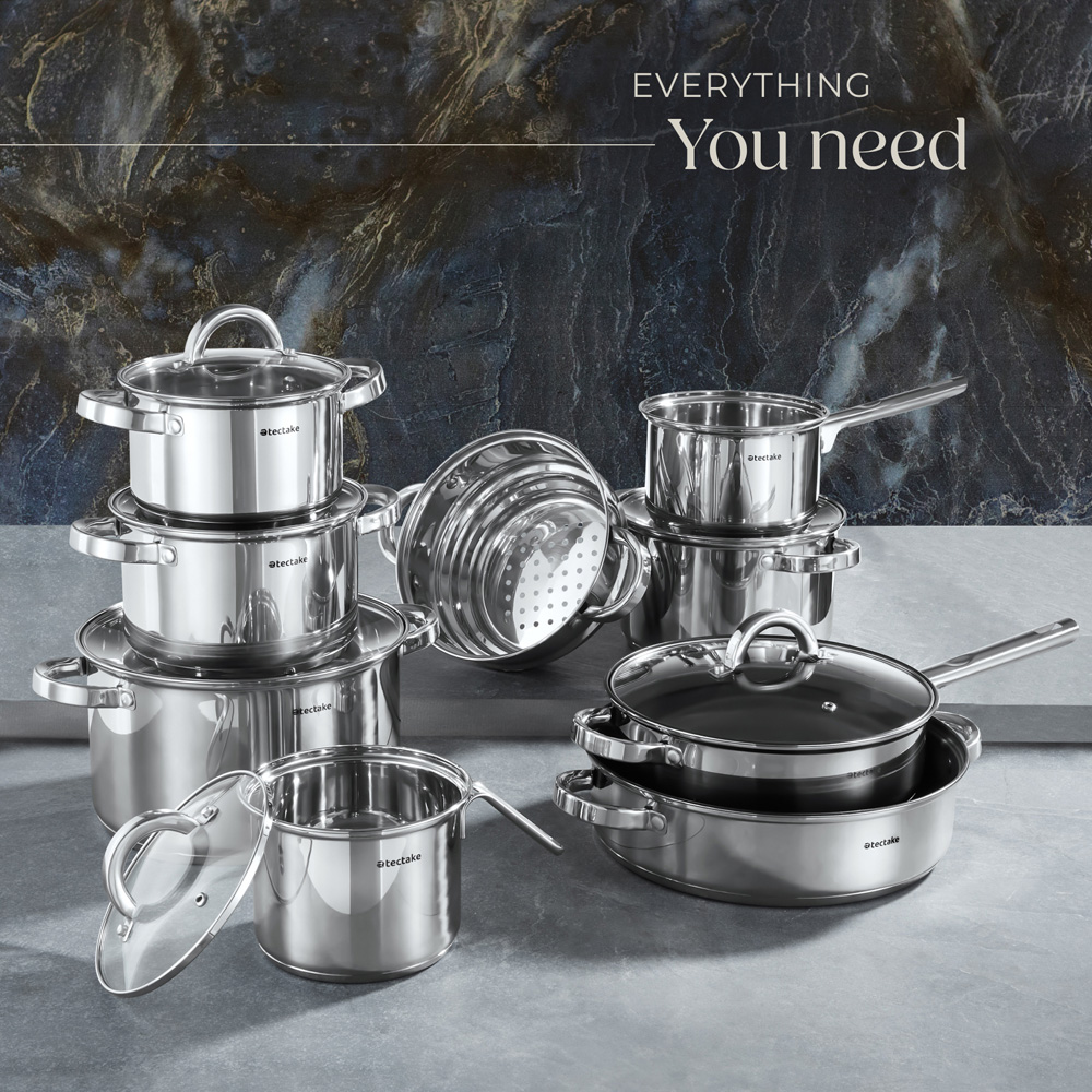 tectake Turin 15 Piece Cookware Set Image 7