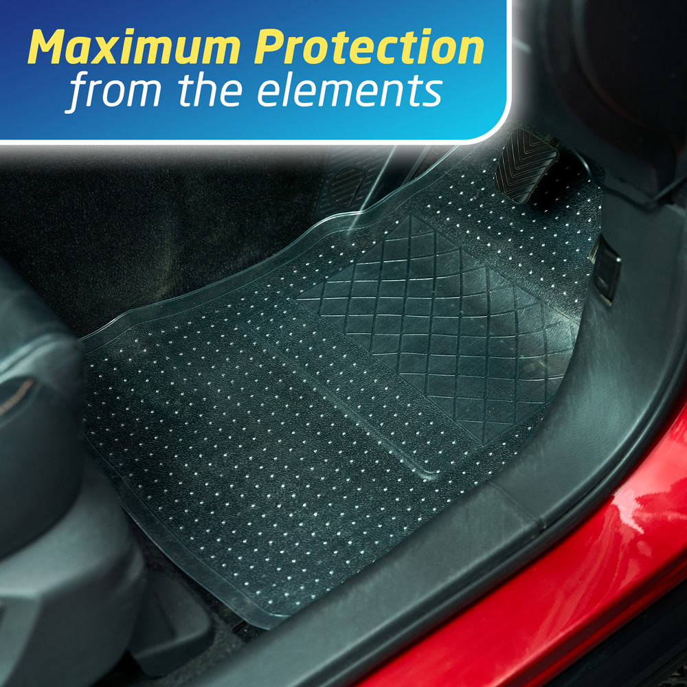 Equip Transparent 4 Piece Utility Car Mat Set Image 6