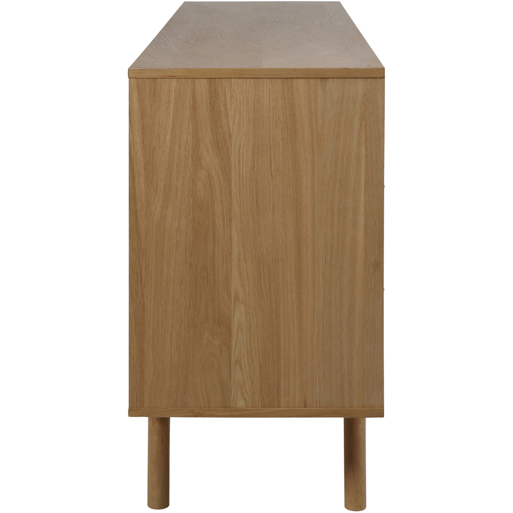 Florence Marte 2 Door 4 Drawer Oak Sideboard Image 4