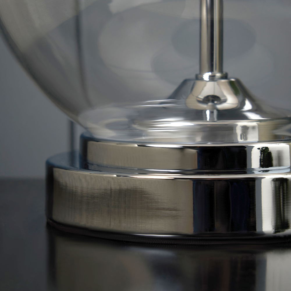Inlight Sphere Clear Glass Small Table Lamp Image 4
